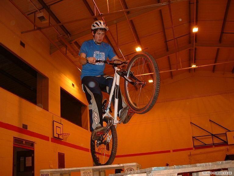 me riding the left overs of the indoor