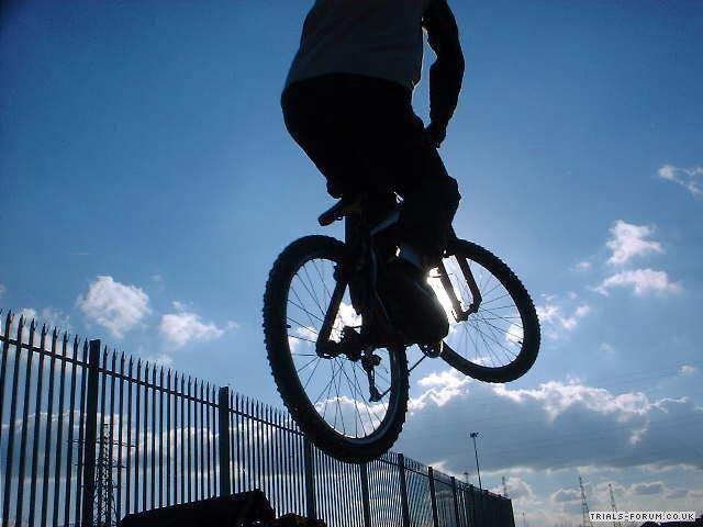 My favourite shot of me on my Marin (2001)