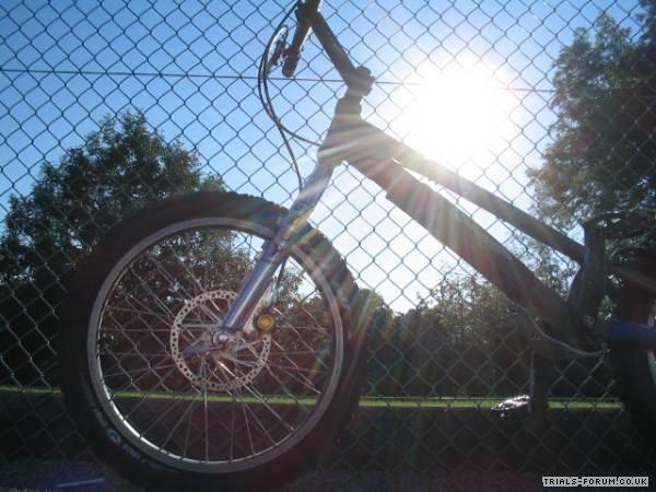 bike in the sun