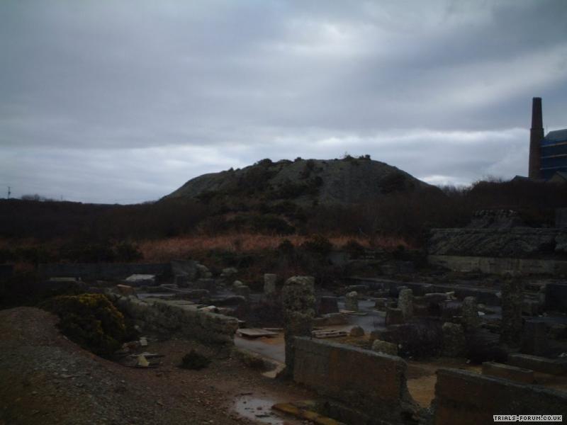 old mine workings at wheal kitty