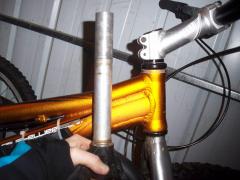 steerer compared to frame