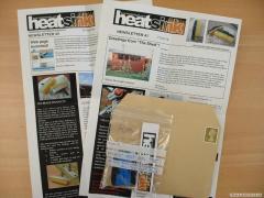 Heatsink pads - Example of sent out goodies