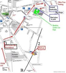 Cambridge Ride meet-up map