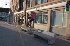 Bench Gap In Selby Town Centre
