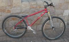 my leeson with suspension forks onit