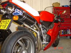 my dads ducati 748R