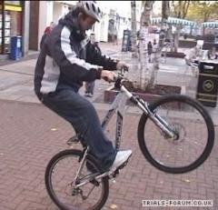 Ashton on my bike :D