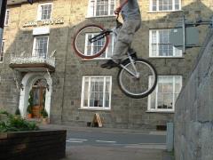 Mark Lloyd, shooting some gaps up in Builth.
