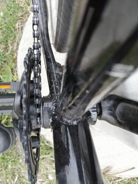 Stuck bike chain on sale
